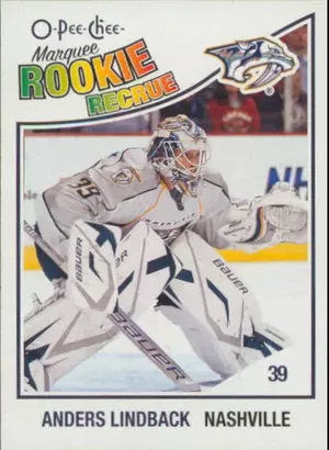 2010-11 O-PEE-CHEE - ANDERS LINDBACK #543 MARQUEE ROOKIE