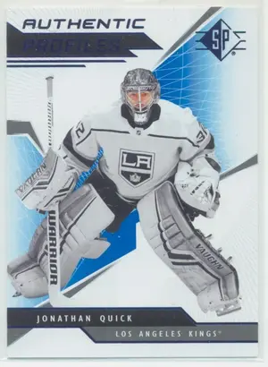 2018-19 SP - JONATHAN QUICK #AP-JQ AUTHENTIC PROFILES BLUE