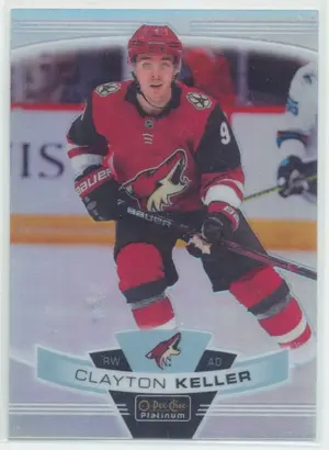 2019-20 O-PEE-CHEE PLATINUM - CLAYTON KELLER #127 RAINBOW