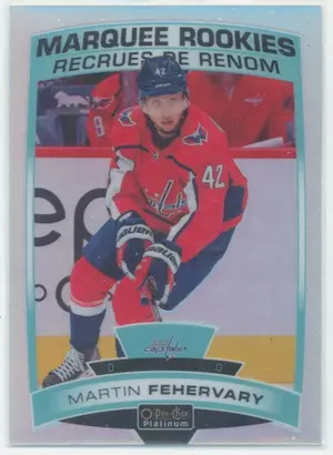 2019-20 O-PEE-CHEE PLATINUM - MARTIN FEHERVARY #153 MARQUEE ROOKIES RAINBOW