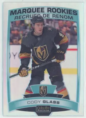 2019-20 O-PEE-CHEE PLATINUM - CODY GLASS #180 MARQUEE ROOKIES RAINBOW