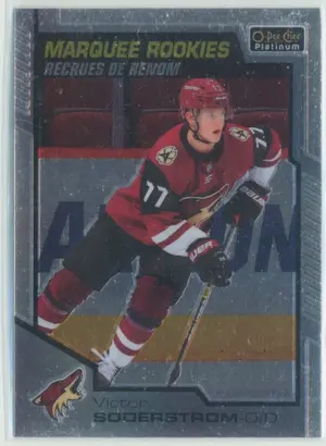 2020-21 O-PEE-CHEE PLATINUM - VICTOR SODERSTROM #155 MARQUEE ROOKIES
