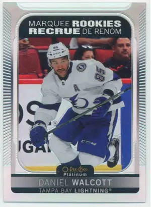 2021-22 O-PEE-CHEE PLATINUM - DANIEL WALCOTT #258 MARQUEE ROOKIES RAINBOW