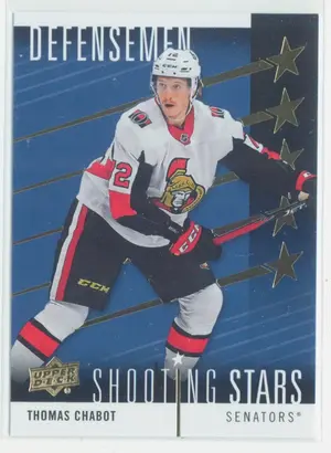 2019-20 UPPER DECK - THOMAS CHABOT #SSR-8 SHOOTING STARS