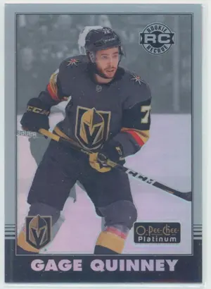 2020-21 O-PEE-CHEE PLATINUM - GAGE QUINNEY #R-84 ROOKIE RETRO RAINBOW