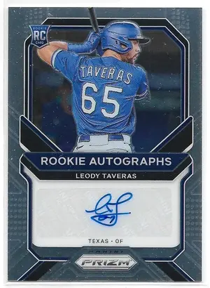 2021 Prizm Rookie Autographs #RA-LT Leody Taveras