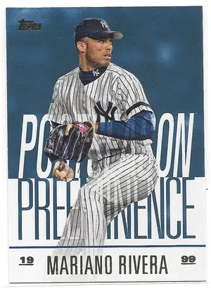 2018 Topps Update Postseason Preeminence Blue #PO-18 Mariano Rivera