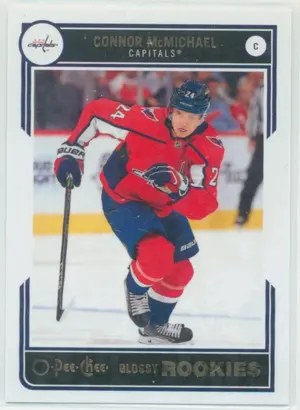 2020-21 UPPER DECK - CONNOR McMICHAEL #R-20 O-PEE-CHEE GLOSSY ROOKIES
