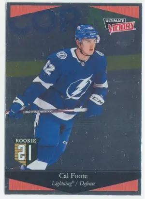 2020-21 UPPER DECK EXTENDED - CAL FOOTE #UV-37 ULTIMATE VICTORY