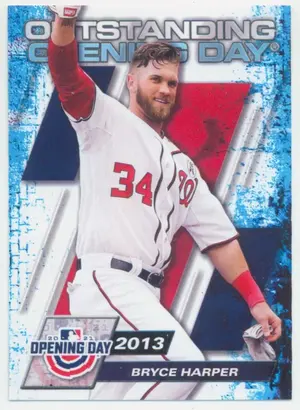 2021 Topps Opening Day - Bryce Harper #OOD-4 Outstanding Opening Day