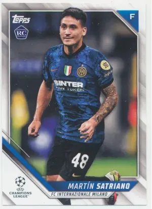 2021-22 Topps UEFA Champions League - Martin Satriano #40 Rookie