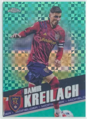 2022 Topps Chrome MLS - Damir Kreilach #101 Aqua X-Fractor Parallel 20/299