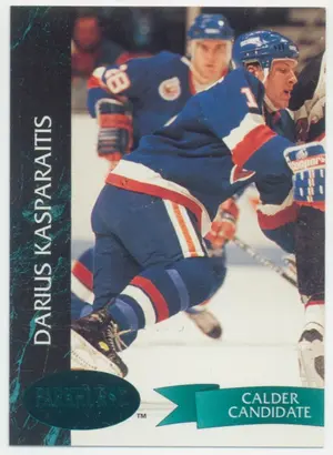 1992-93 PARKHURST - DARIUS KASPARAITIS #102 EMERALD ICE