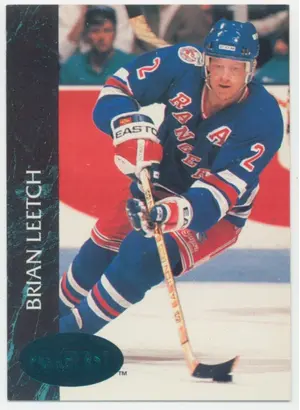 1992-93 PARKHURST - BRIAN LEETCH #110 EMERALD ICE