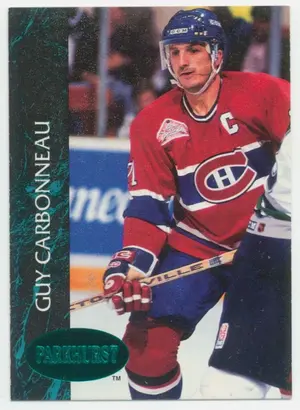 1992-93 PARKHURST - GUY CARBONNEAU #485 EMERALD ICE