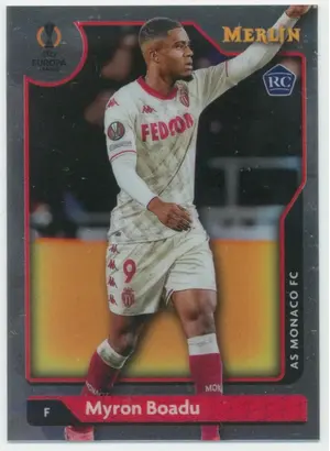 2021-22 Topps Merlin Collection Chrome UCL - Myron Boadu #12 Rookie