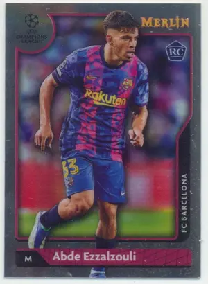 2021-22 Topps Merlin Collection Chrome UCL - Abde Ezzalzouli #78 Rookie