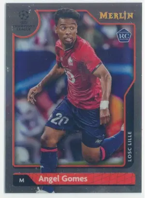 2021-22 Topps Merlin Collection Chrome UCL - Angel Gomes #127 Rookie