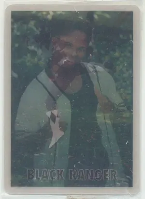 1994 Magic Motion Mighty Morphin Power Rangers Lenticular Cards - Zack/Black Ranger #BLRA
