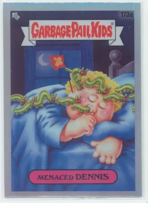 2022 Topps Chrome Garbage Pail Kids - Menaced Dennis #173a Refractor Parallel