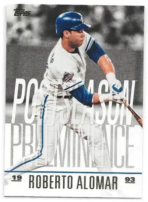 2018 Topps Update Postseason Preeminence #PO-3 Roberto Alomar