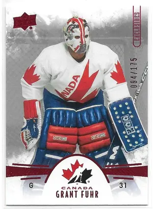 2016 UD Team Canada Juniors Exclusives #93 Grant Fuhr (094/175)