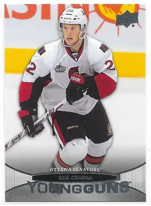 2011-12 Upper Deck #232 Erik Condra RC (Young Guns)