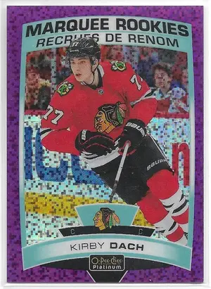 2019-20 OPC Platinum Violet Pixels #151 Kirby Dach RC (Marquee Rookies) (245/399)