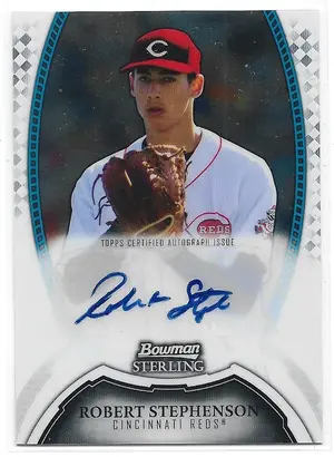 2011 Bowman Sterling Prospect Autographs #BSP-RS Robert Stephenson