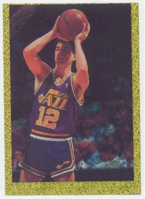 1993-94 Panini Album Stickers - John Stockton #E