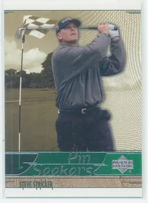 2002 Upper Deck - Steve Stricker #PS18 Pin Seekers