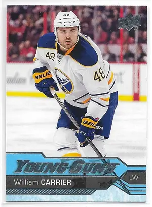 2016-17 Upper Deck #454 William Carrier RC (Young Guns)