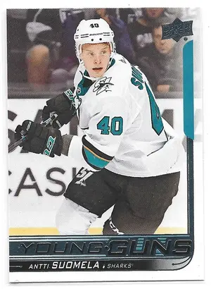 2018-19 Upper Deck #238 Antti Suomela RC (Young Guns)