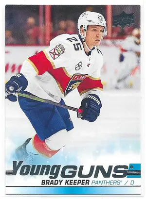 2019-20 Upper Deck #216 Brady Keeper RC (Young Guns)