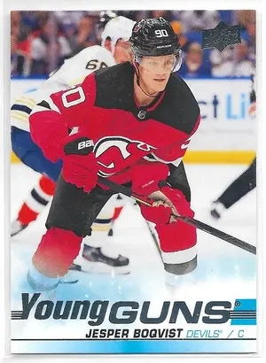 2019-20 Upper Deck #233 Jesper Boqvist RC (Young Guns)