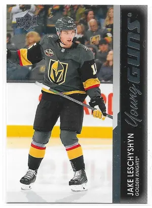 2021-22 Upper Deck #493 Jake Leschyshyn RC (Young Guns)
