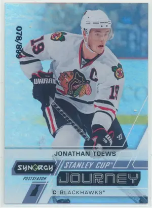 2020-21 SYNERGY - JONATHAN TOEWS #CJ-JT STANLEY CUP JOURNEY POSTSEASON VARIATION 78/899