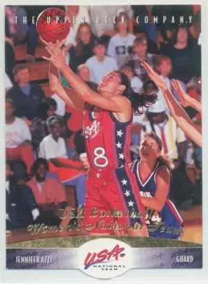 1996 Upper Deck USA Basketball Deluxe Gold Edition - Jennifer Azzi #61