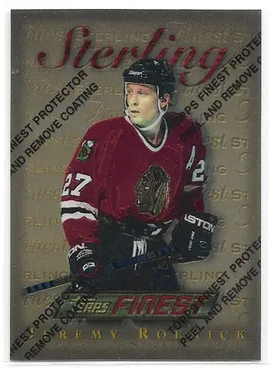 1995-96 Finest #25 Jeremy Roenick (Gold, Sterling)