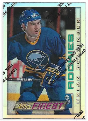 1995-96 Finest Refractors #67 Brian Holzinger RC (Silver, Rookies)