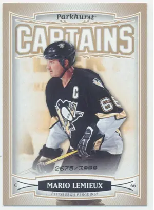 2006-07 PARKHURST - MARIO LEMIEUX #204 CAPTAINS 2675/3999