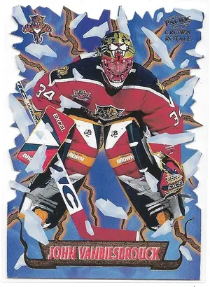 1997-98 Crown Royale Freeze Out Die-Cuts #9 John Vanbiesbrouck