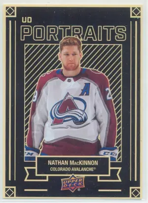 2022-23 UPPER DECK - NATHAN MacKINNON #P-25 UD PORTRAITS