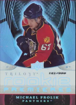 2008-09 TRILOGY - MICHAEL FROLIK #133 ROOKIE PREMIERES 121/999