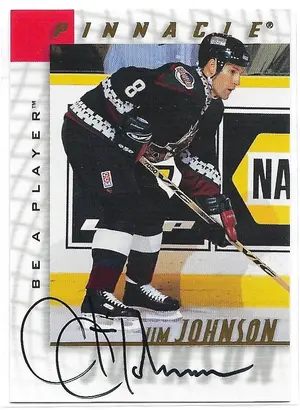 1997-98 Be A Player Autographs #104 Jim Johnson