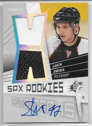 2008-09 SPx #183 Luca Sbisa RC (382/999)