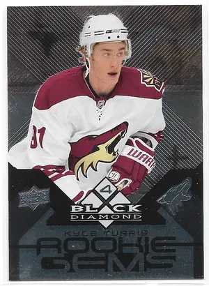 2008-09 Black Diamond #204 Kyle Turris RC (Quadruple Diamond, Rookie Gems)