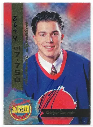1995 Signature Rookies Autographs #64 Dorian Anneck (2674/7750)