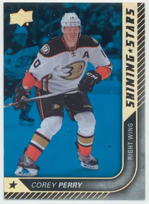 2015-16 UPPER DECK - COREY PERRY #SS-32 SHINING STARS ROYAL BLUE