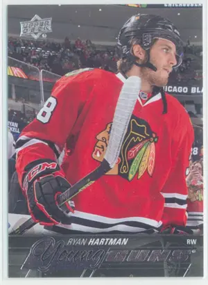 2015-16 UPPER DECK - RYAN HARTMAN #475 YOUNG GUNS
